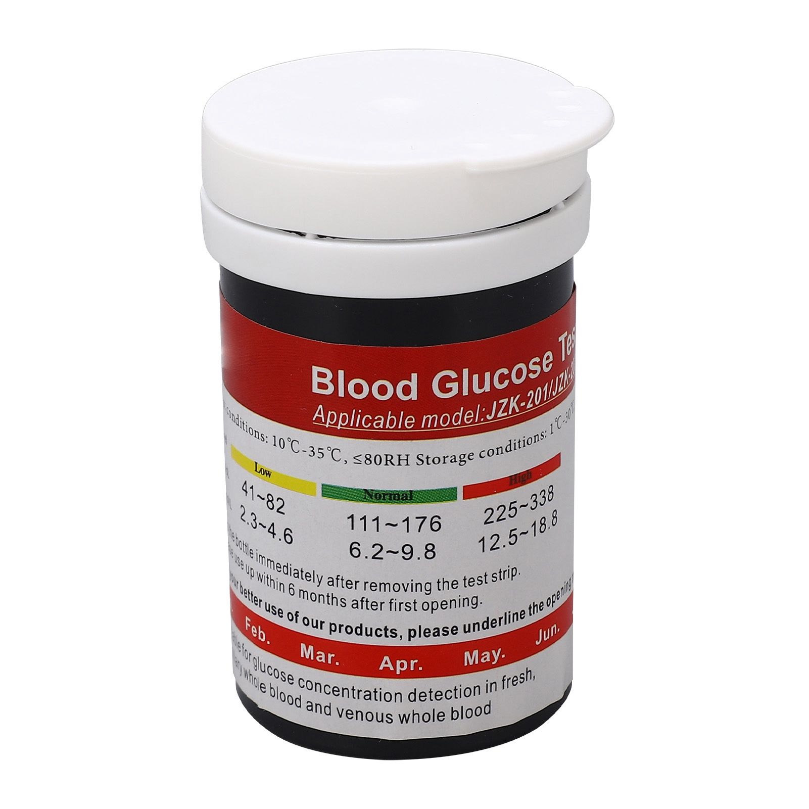 50 Count Blood Glucose Test Strips Accurate PET Blood Sugar Test Strips for view 14