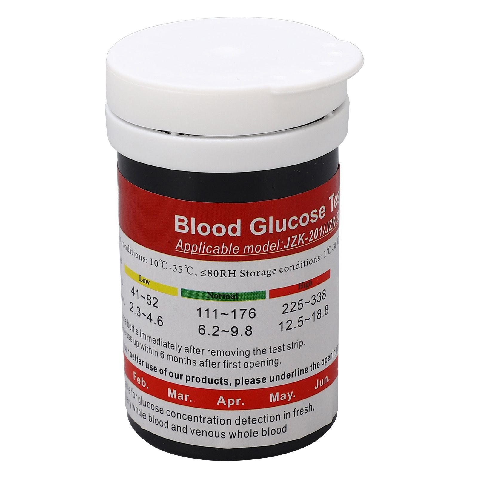 50 Count Blood Glucose Test Strips Accurate PET Blood Sugar Test Strips for view 15