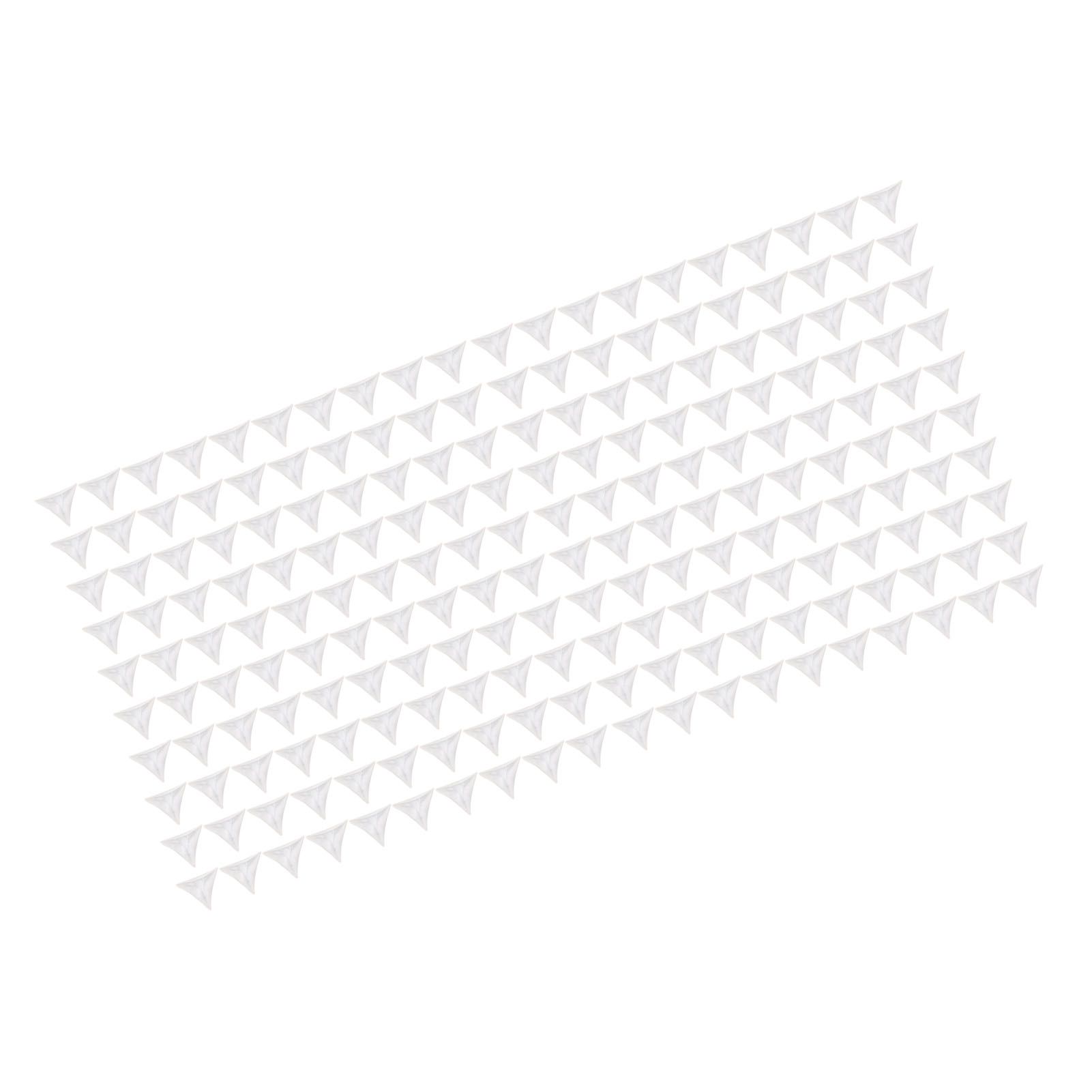 200pcs Inside Corner Dust Guards Clear Triangular Anti Collision Dust Proof view 2