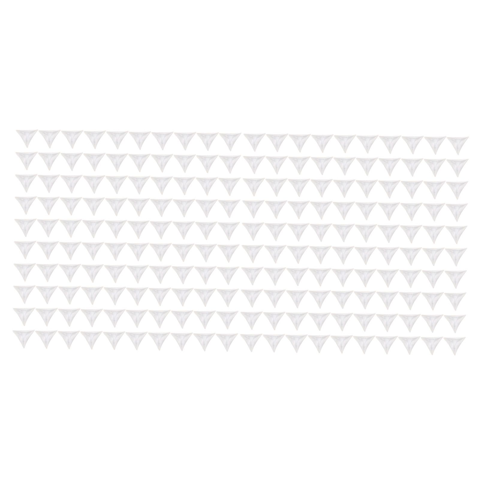 200pcs Inside Corner Dust Guards Clear Triangular Anti Collision Dust Proof view 4
