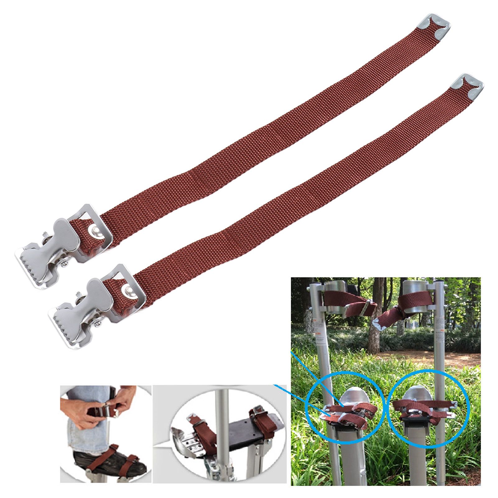 2Pcs Leg Band Straps Drywall Stilts Leg Straps Drywall Stilt Replacement Parts view 12