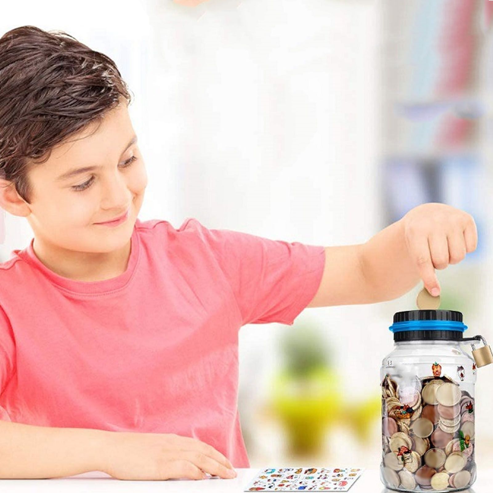 Coin Piggy Bank Saving Jar Large Capacity Digital Coin Counting Bank view 11
