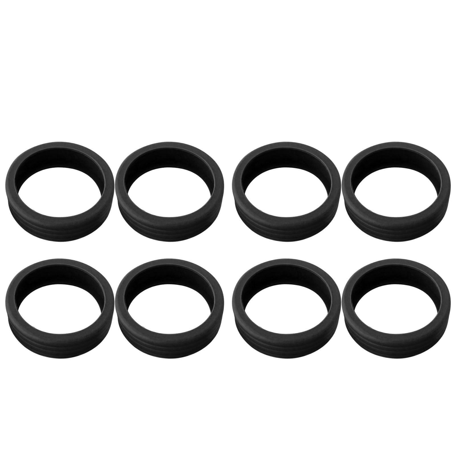 8PCS Luggage Suitcase Wheels Covers Noise Canceling Shock Absorbing Trolley — image 1