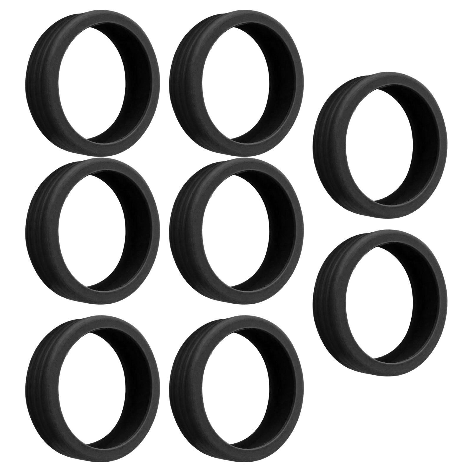 8PCS Luggage Suitcase Wheels Covers Noise Canceling Shock Absorbing Trolley view 4