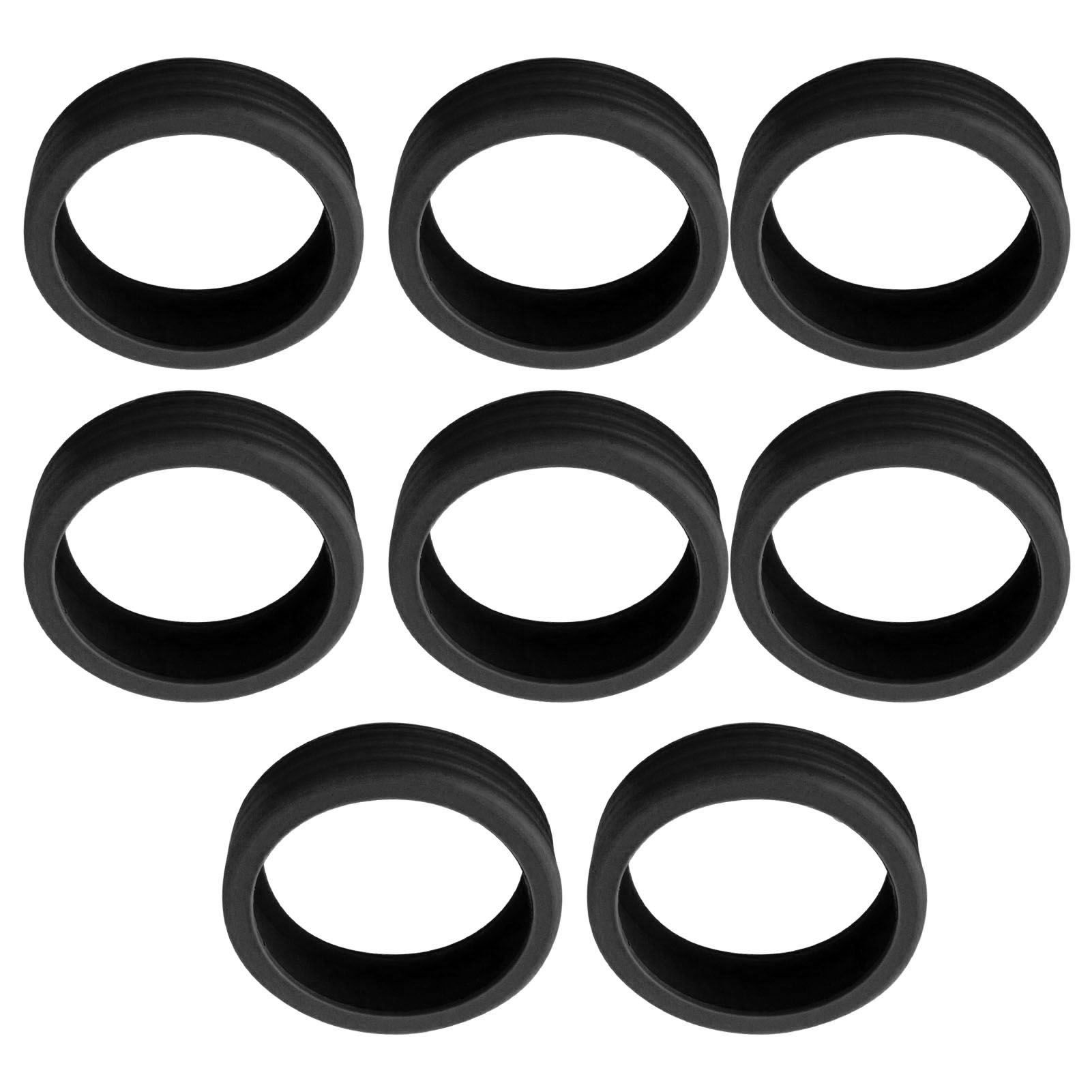 8PCS Luggage Suitcase Wheels Covers Noise Canceling Shock Absorbing Trolley view 5