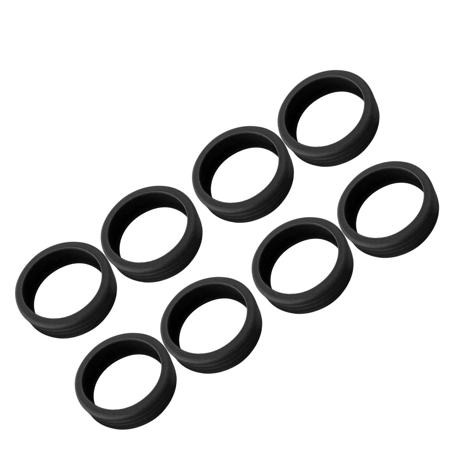 8PCS Luggage Suitcase Wheels Covers Noise Canceling Shock Absorbing Trolley view 6