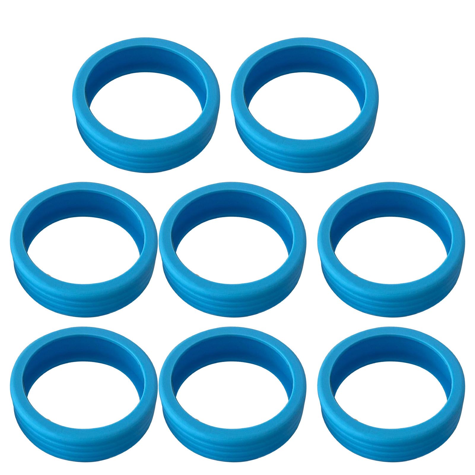 8PCS Luggage Suitcase Wheels Covers Noise Canceling Shock Absorbing Trolley view 4