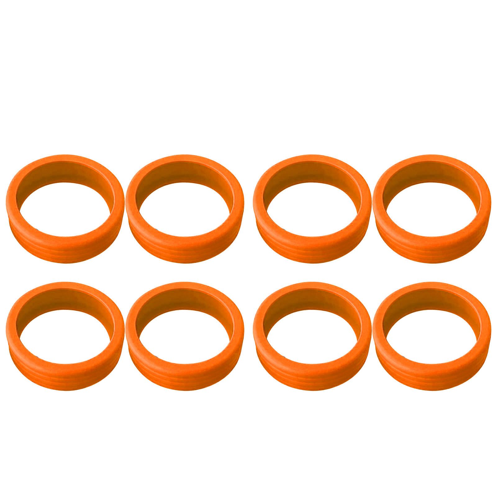 8PCS Luggage Suitcase Wheels Covers Noise Canceling Shock Absorbing Trolley