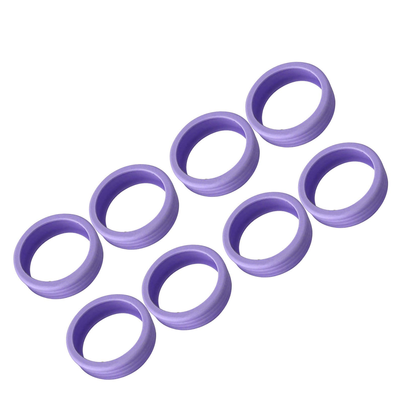 8PCS Luggage Suitcase Wheels Covers Noise Canceling Shock Absorbing Trolley view 3