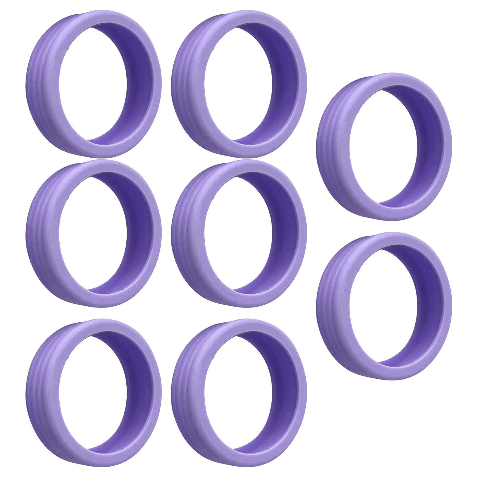 8PCS Luggage Suitcase Wheels Covers Noise Canceling Shock Absorbing Trolley view 5