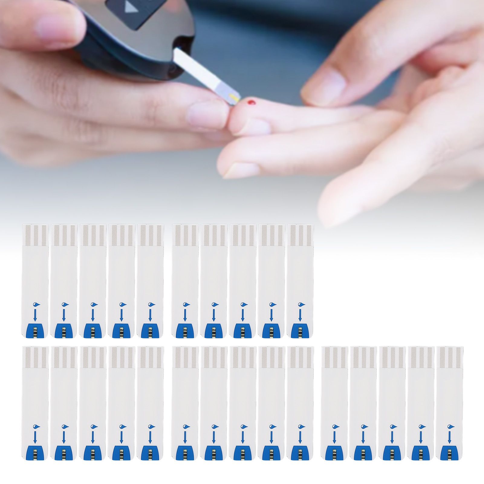 25pcs Blood Glucose Test Strips Home Use Accurate Diabetic Test Strips for view 11