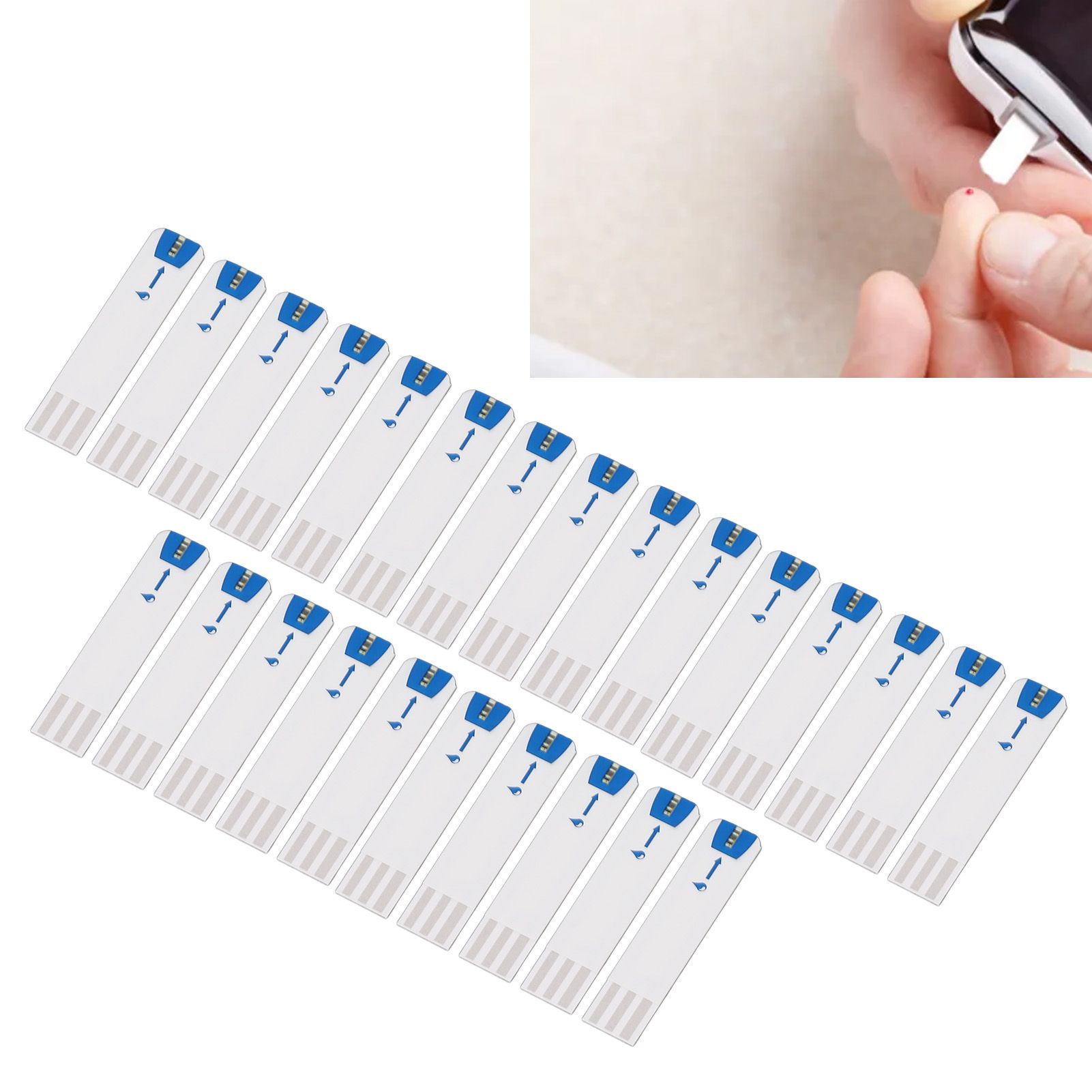 25pcs Blood Glucose Test Strips Home Use Accurate Diabetic Test Strips for view 12