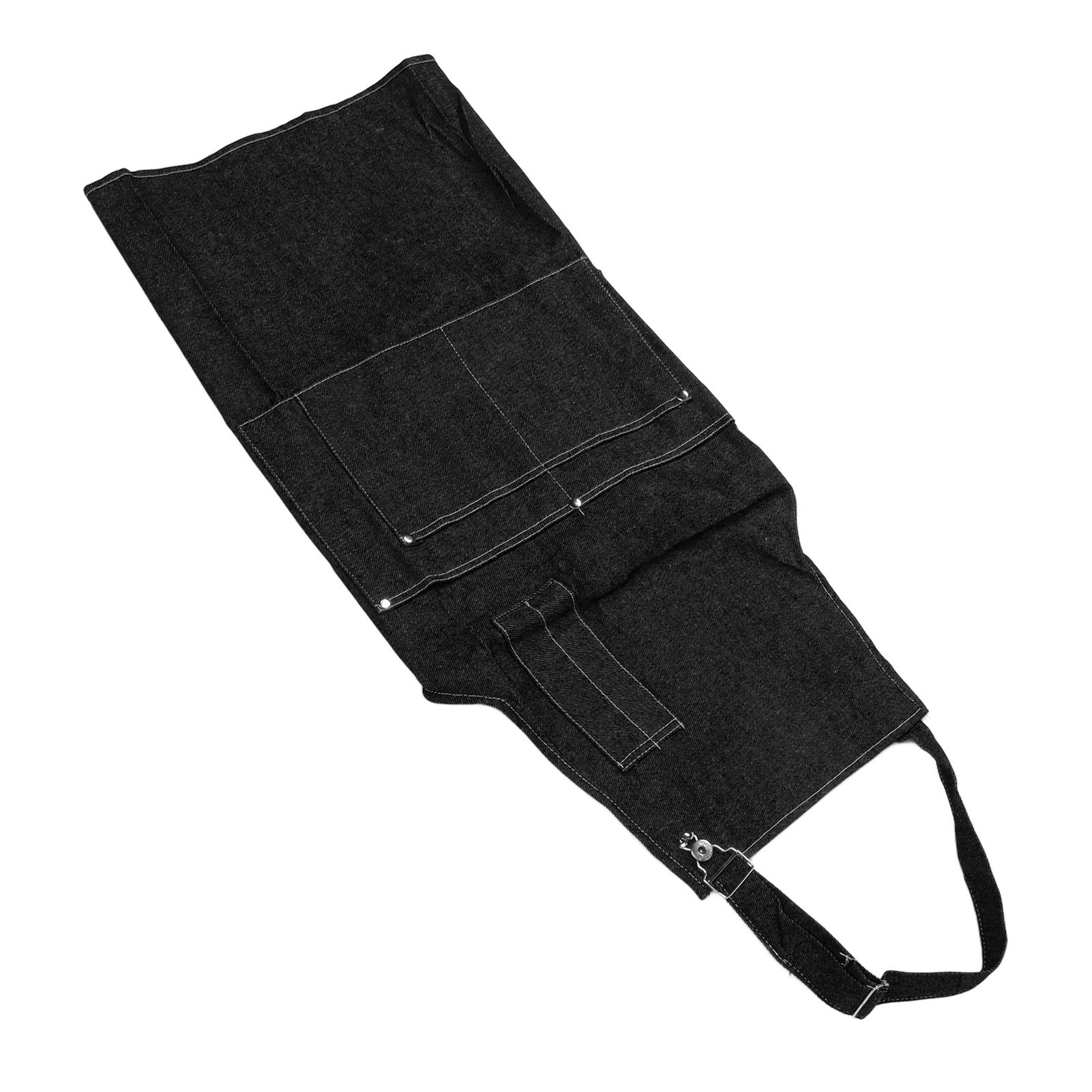 Canvas Apron Multipurpose Stylish Classic Loose Multi Pockets Wear Resistance view 3