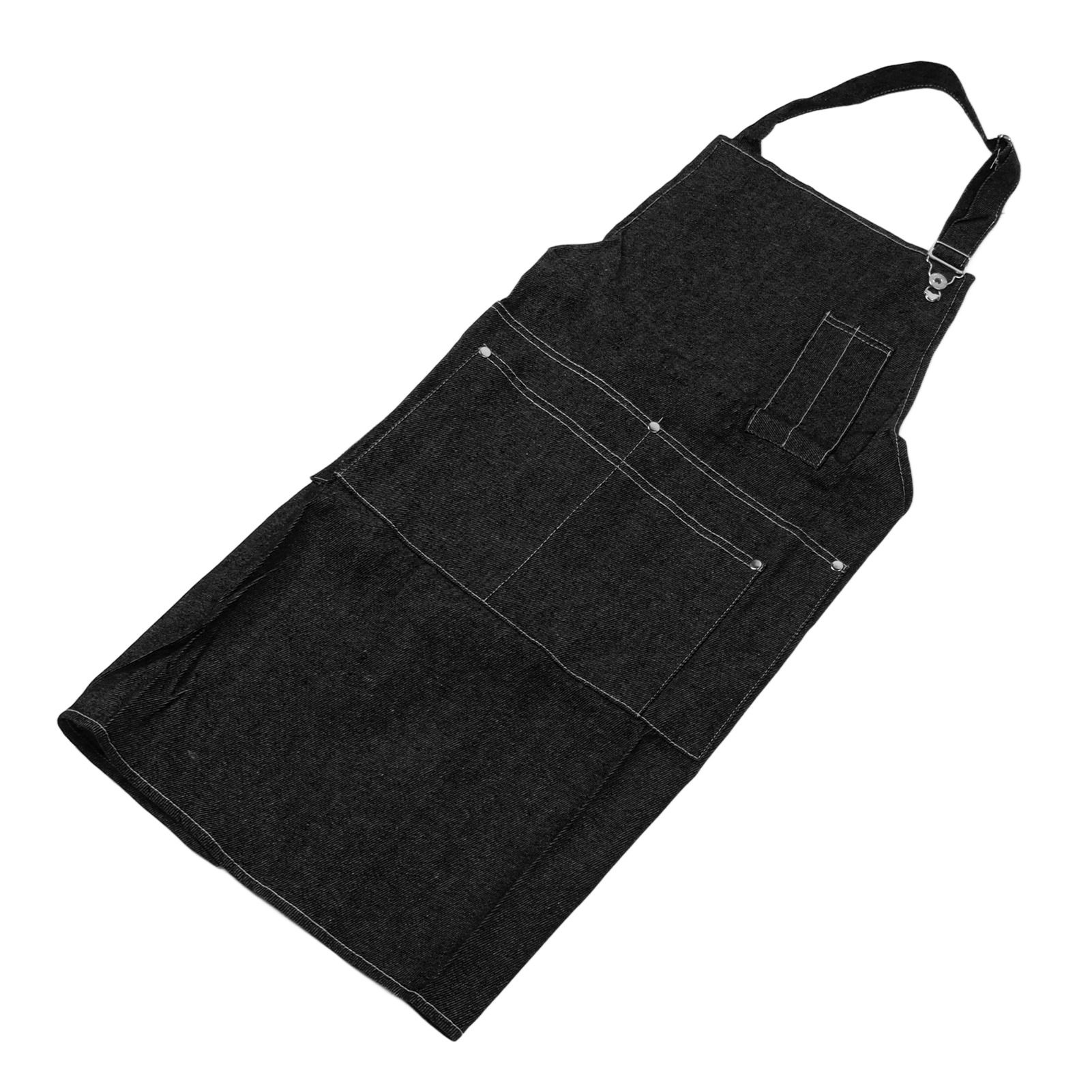 Canvas Apron Multipurpose Stylish Classic Loose Multi Pockets Wear Resistance view 4
