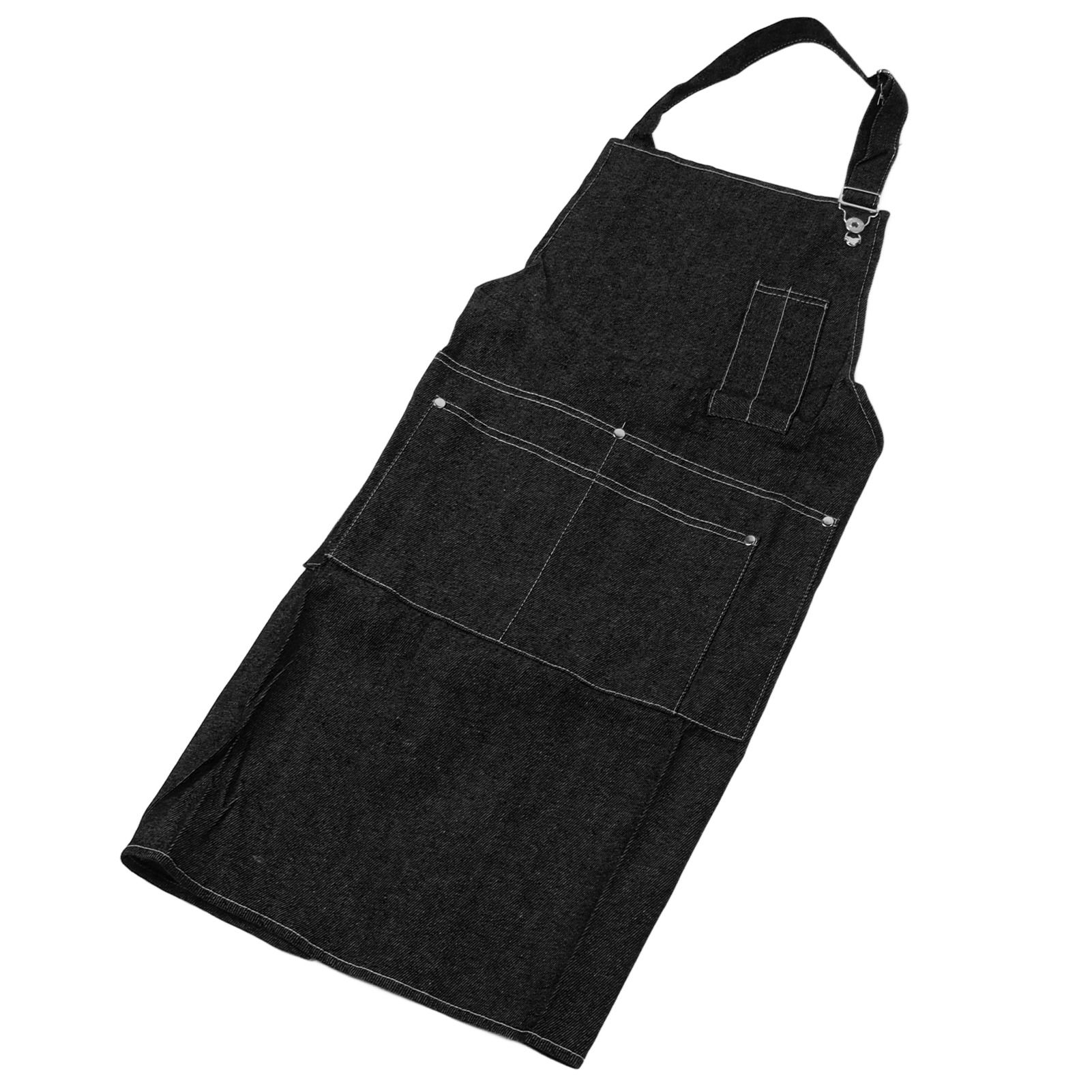 Canvas Apron Multipurpose Stylish Classic Loose Multi Pockets Wear Resistance view 7
