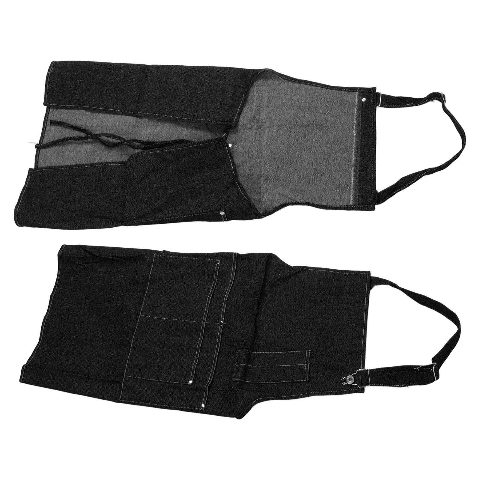 Canvas Apron Multipurpose Stylish Classic Loose Multi Pockets Wear Resistance view 10