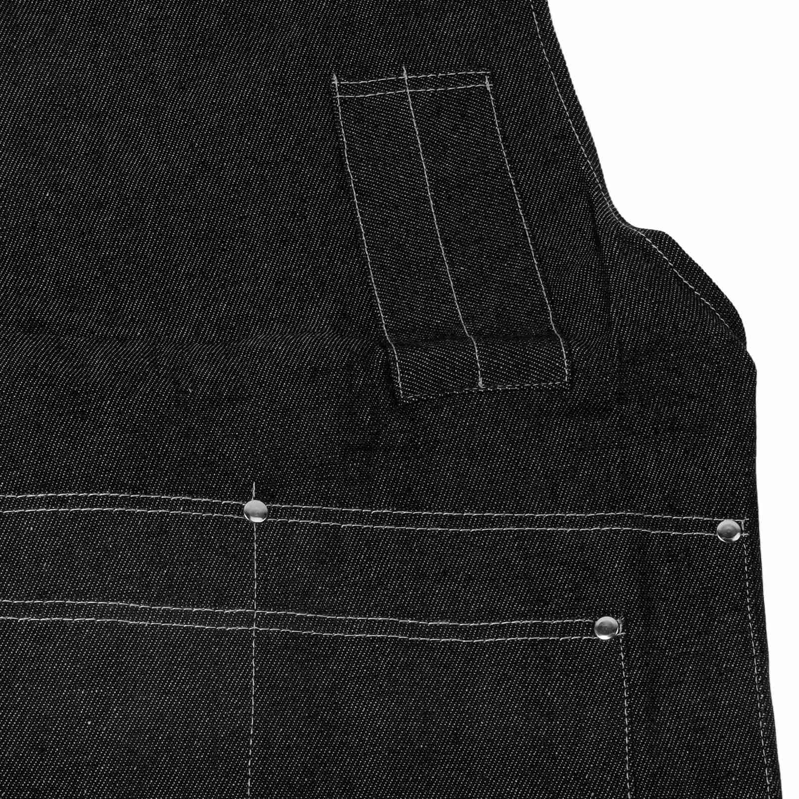 Canvas Apron Multipurpose Stylish Classic Loose Multi Pockets Wear Resistance view 15