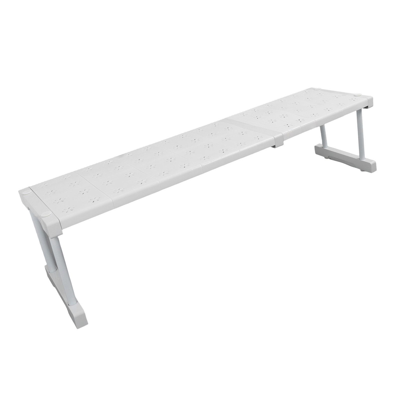 Expandable Closet Shelf Organizer Adjustable Space Saving Wardrobe Sink view 9