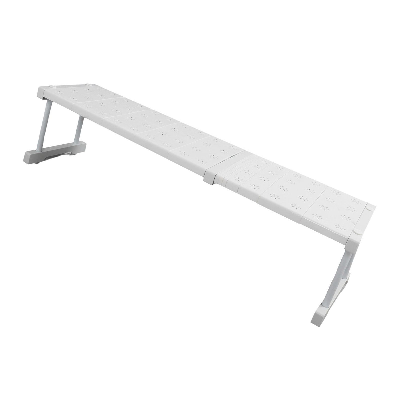 Expandable Closet Shelf Organizer Adjustable Space Saving Wardrobe Sink view 10