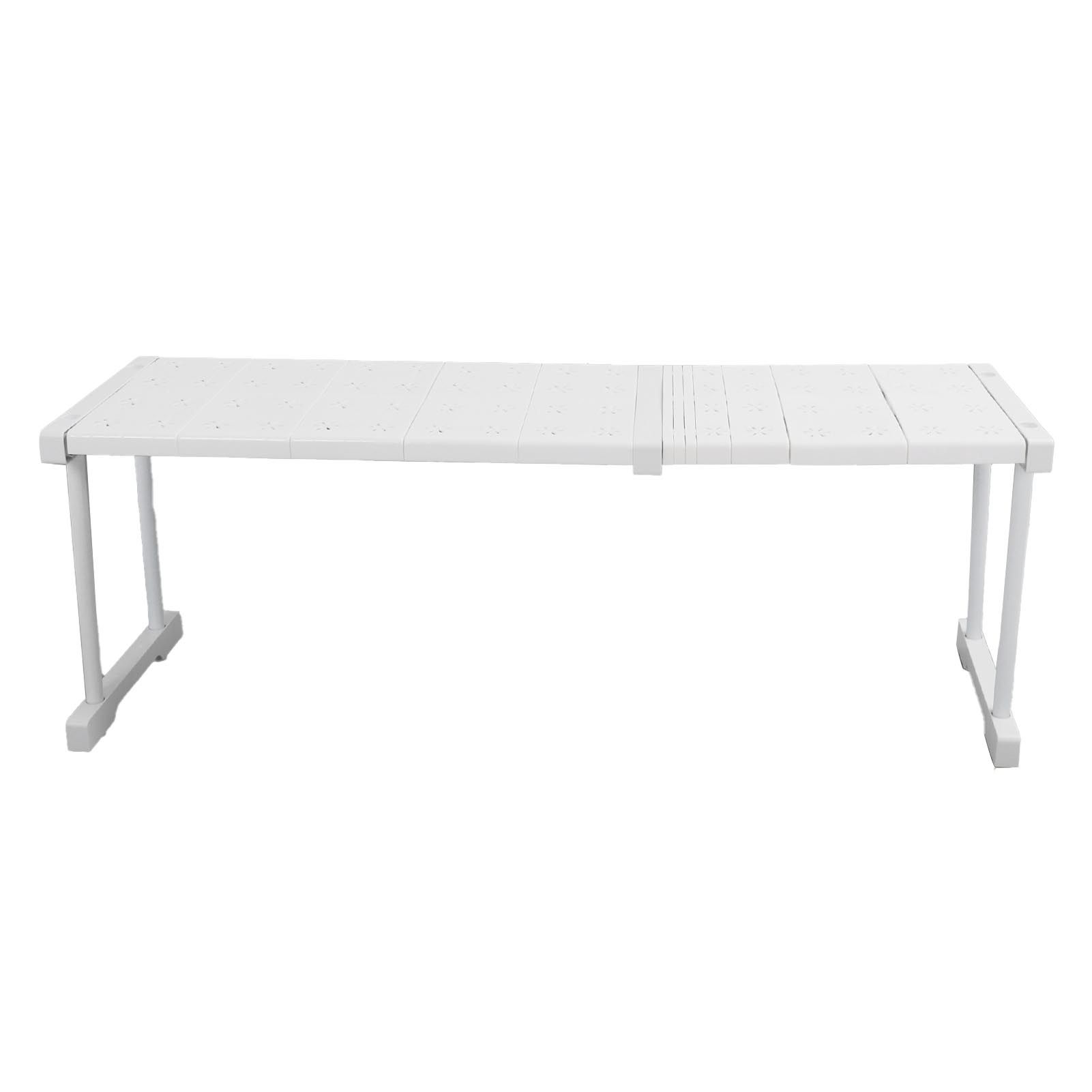 Expandable Shelf Stackable 121lb Load Bearing Divider Storage Rack for Closet