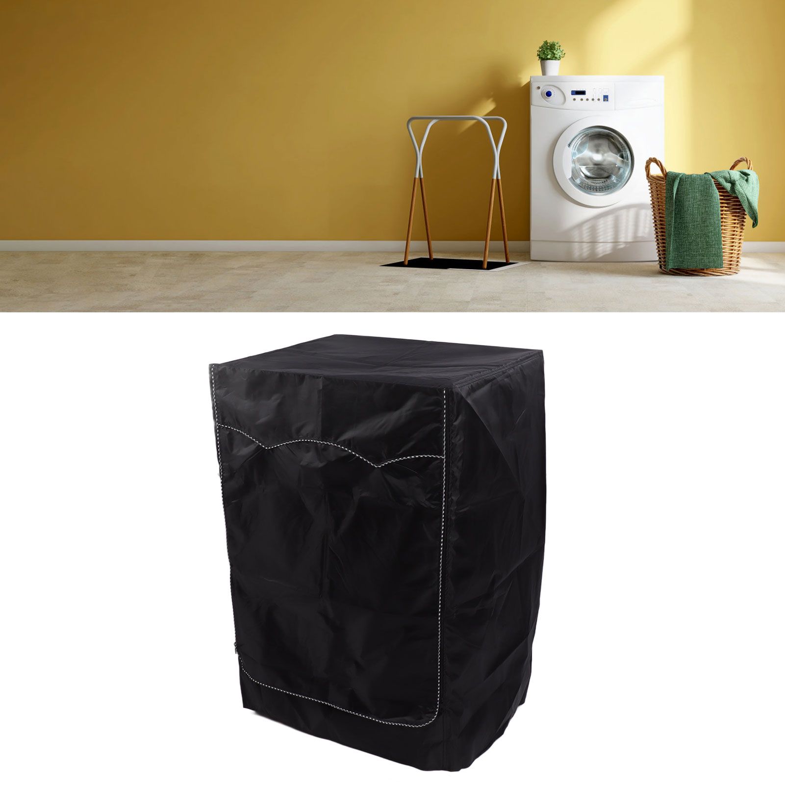 Washing Machine Cover Washer Dryer Cover Suit Most Front Load Waterproof view 11