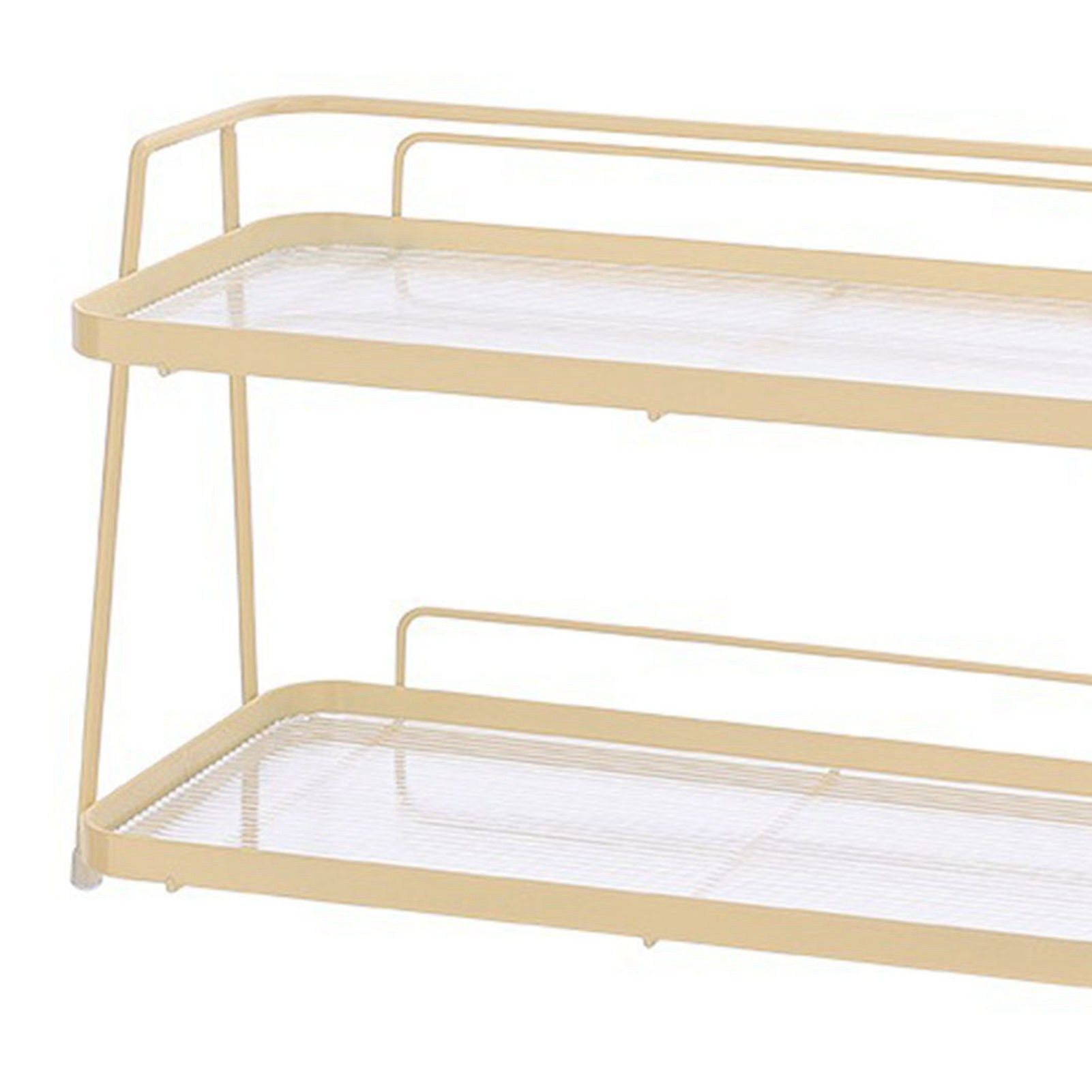 2 Tier Bathroom Countertop Organizer Counter Standing Rack Cosmetic Holder view 10