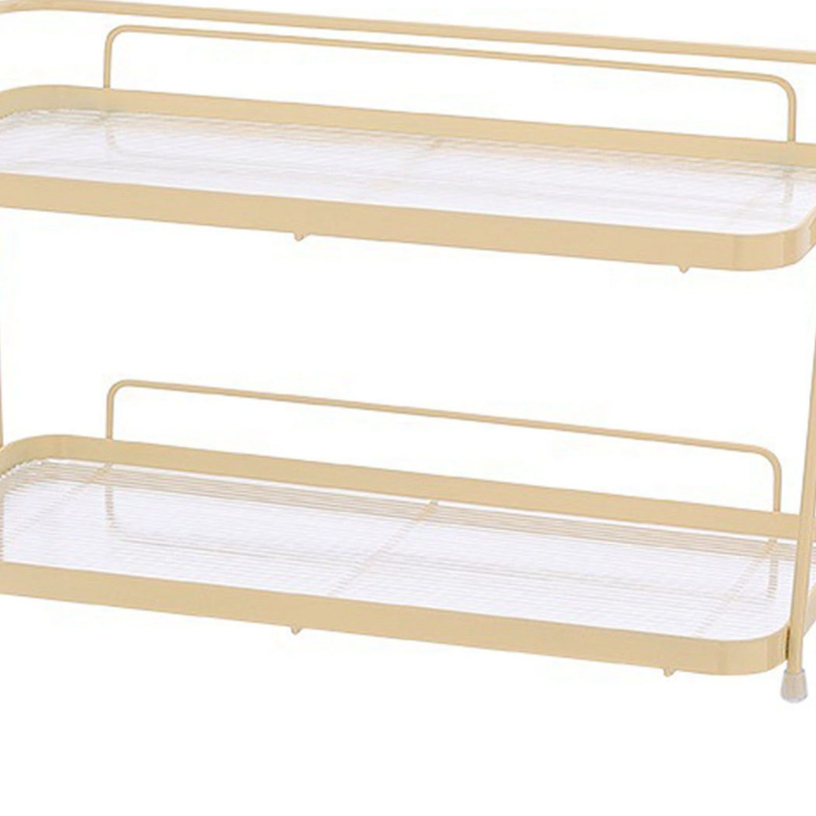 2 Tier Bathroom Countertop Organizer Counter Standing Rack Cosmetic Holder view 11
