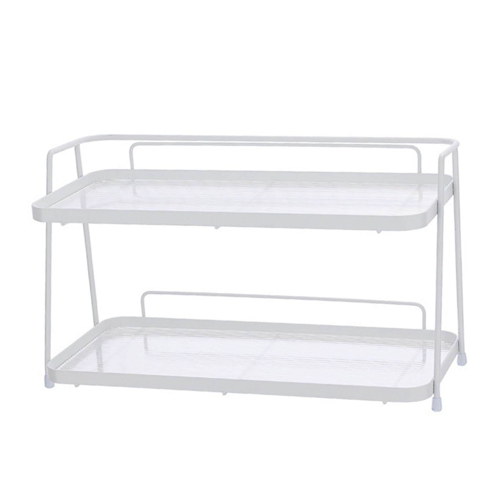 2 Tier Bathroom Countertop Organizer Counter Standing Rack Cosmetic Holder view 2