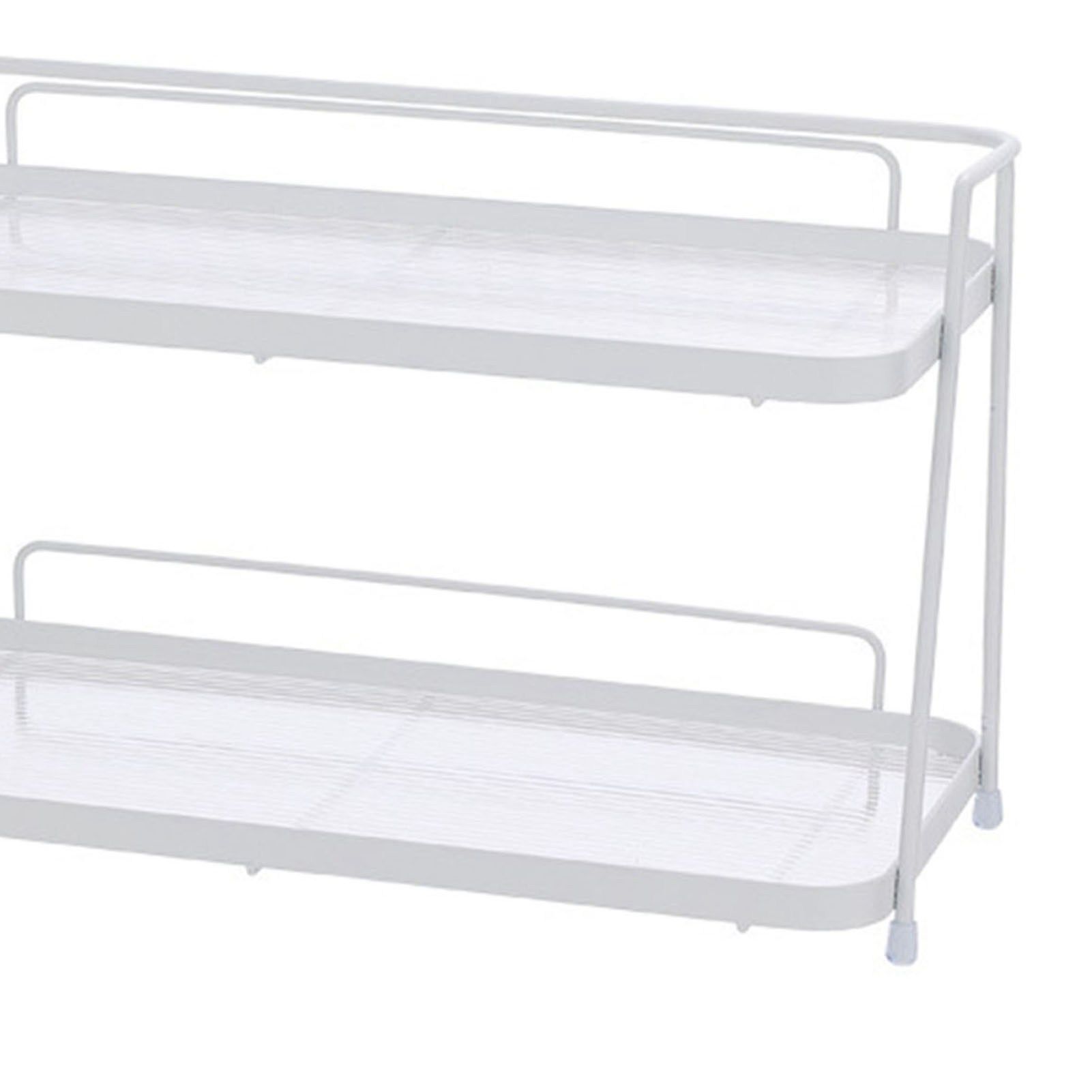 2 Tier Bathroom Countertop Organizer Counter Standing Rack Cosmetic Holder view 9