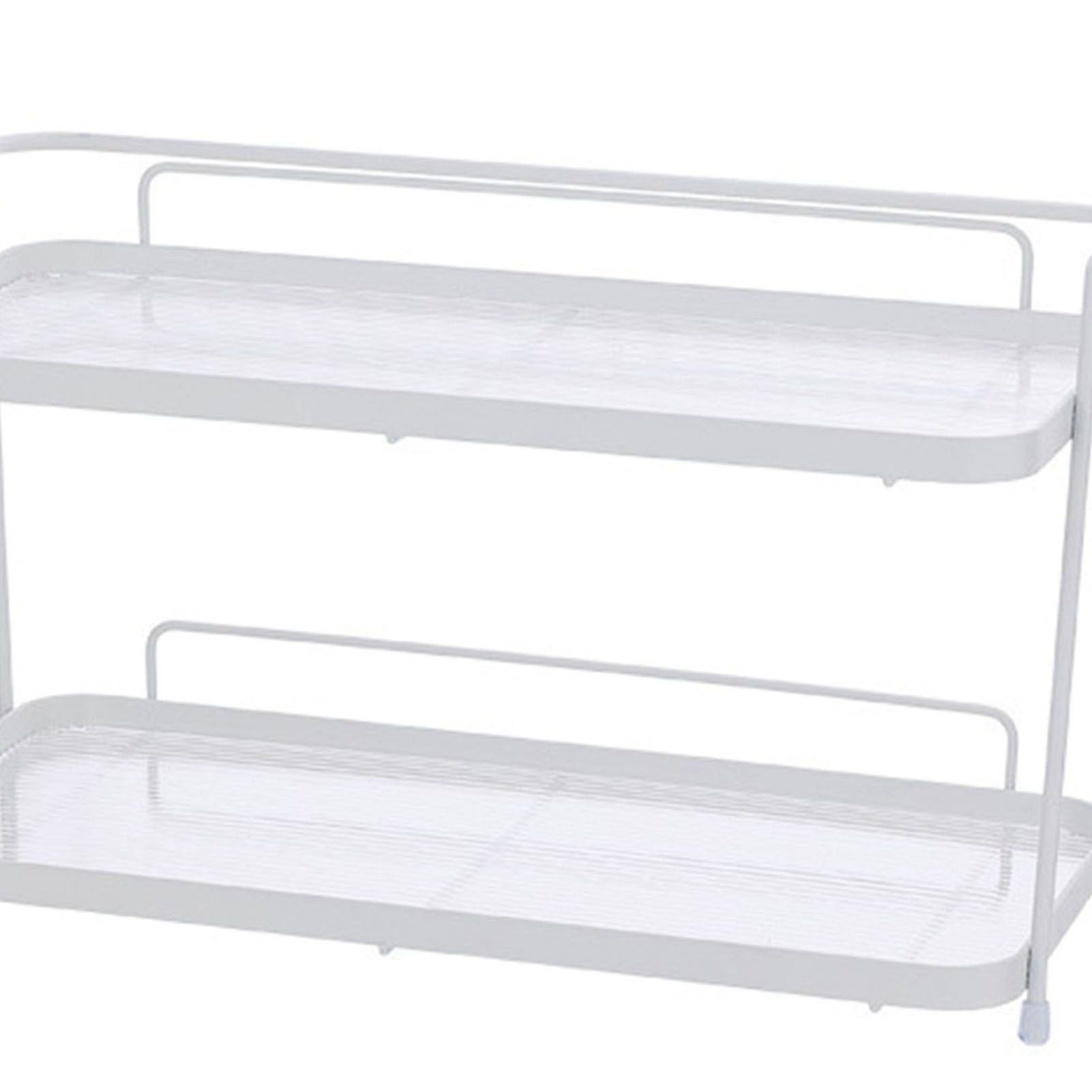 2 Tier Bathroom Countertop Organizer Counter Standing Rack Cosmetic Holder view 10