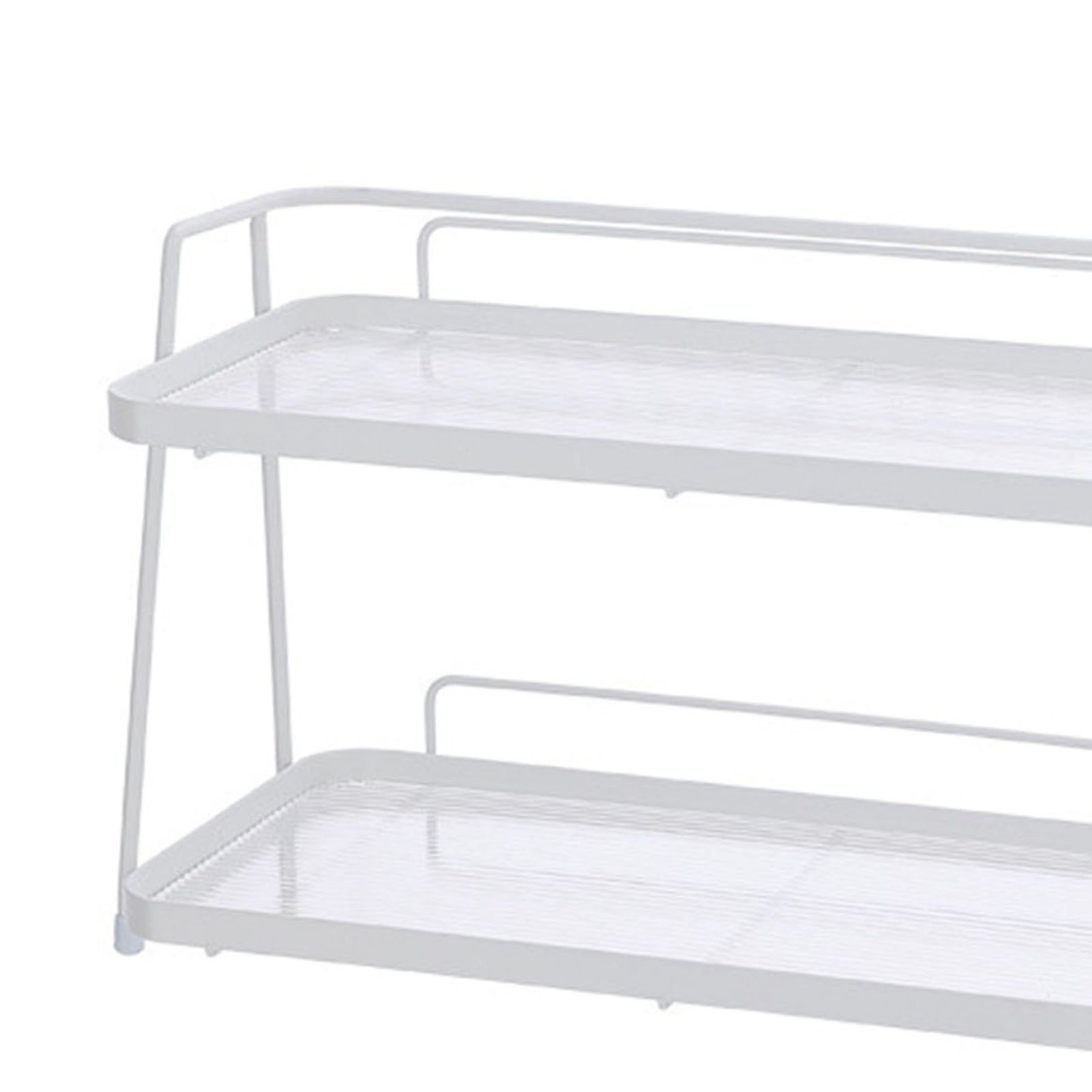 2 Tier Bathroom Countertop Organizer Counter Standing Rack Cosmetic Holder view 11