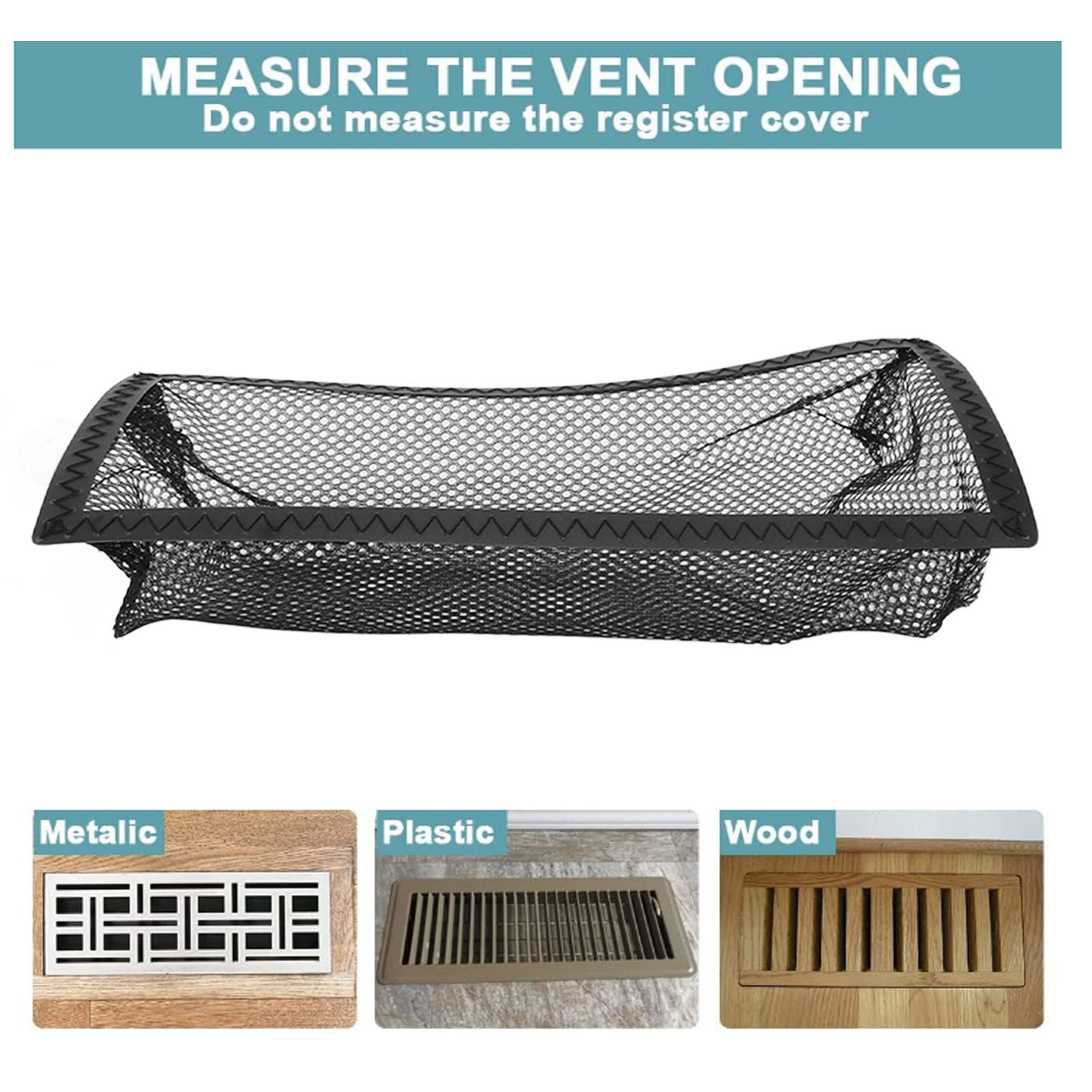 5Pcs Floor Register Cover Trap Floor Air Vent Cover Screen Mesh Filter Net for view 13