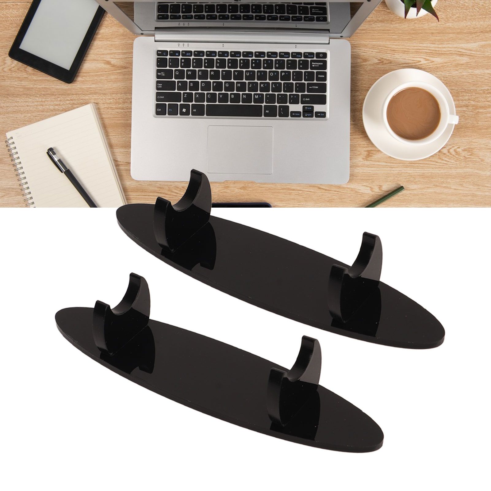 2PCS Pen Holder Display Stand Acrylic Desktop Pen Showcase Rack Organizer for view 11