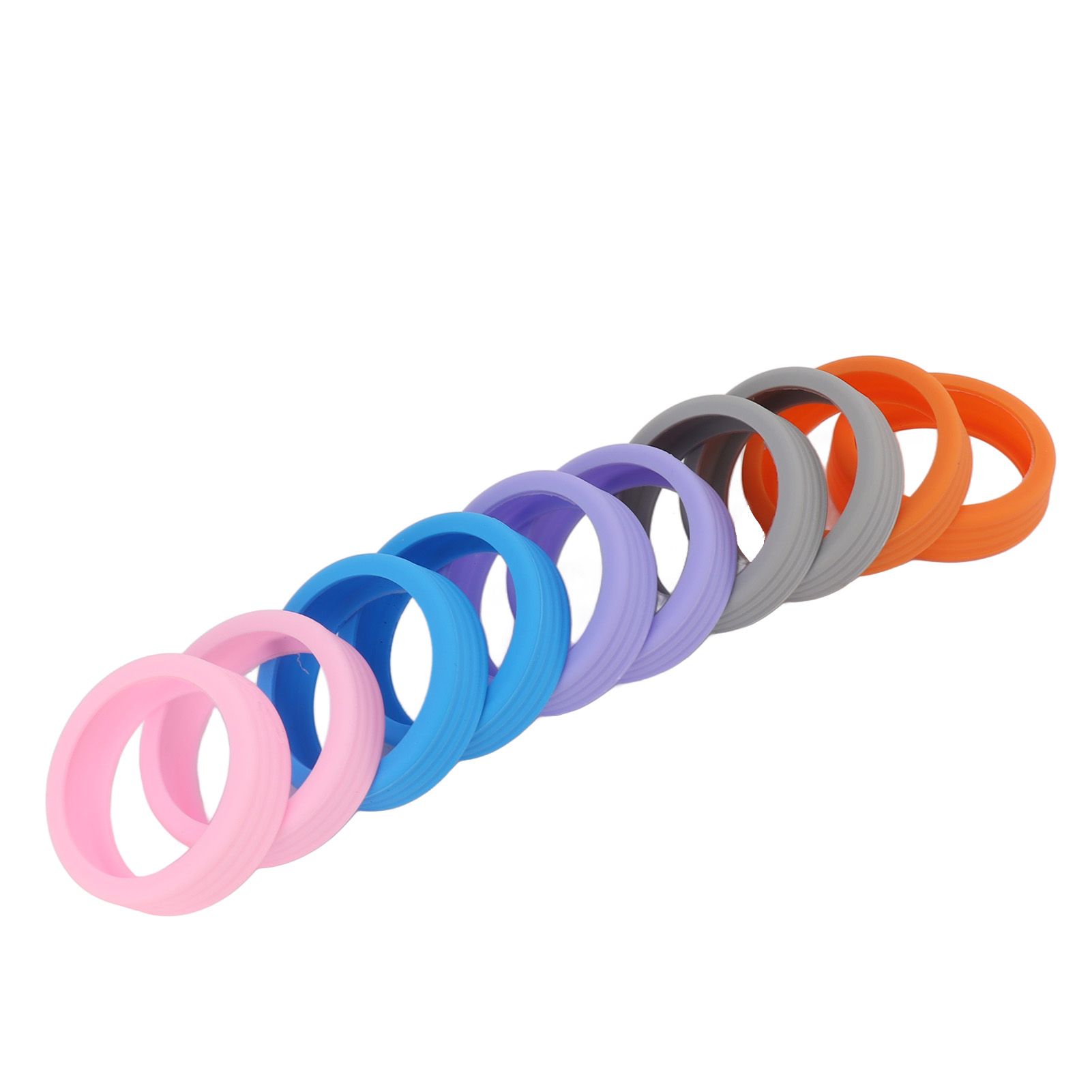 Luggage Wheels Cover Silicone Noise Reduction Shock Absorb Colorful Soft view 7