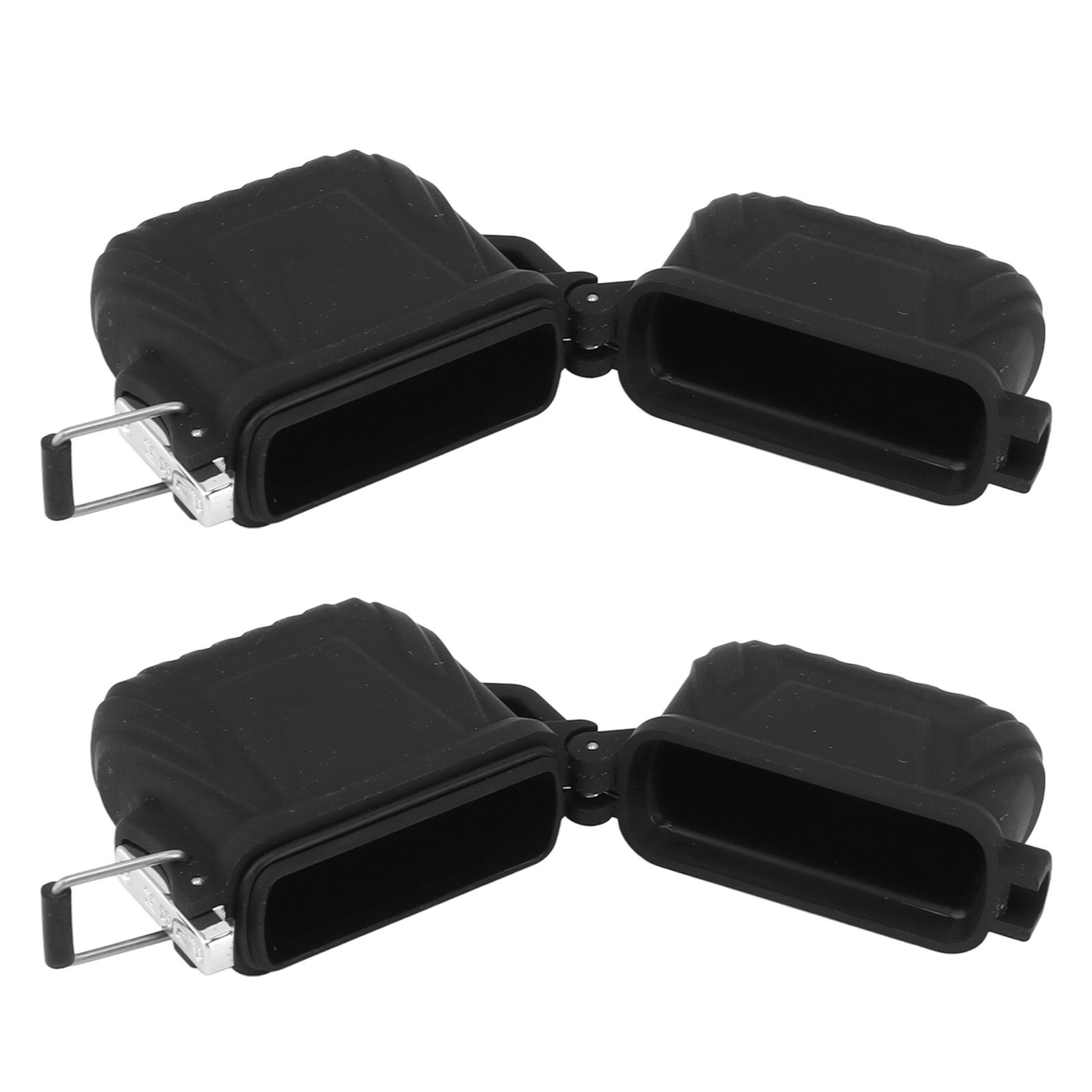 2 PCS Waterproof Lighter Case Plastic Black Sealed Pocket Lighter Container view 2