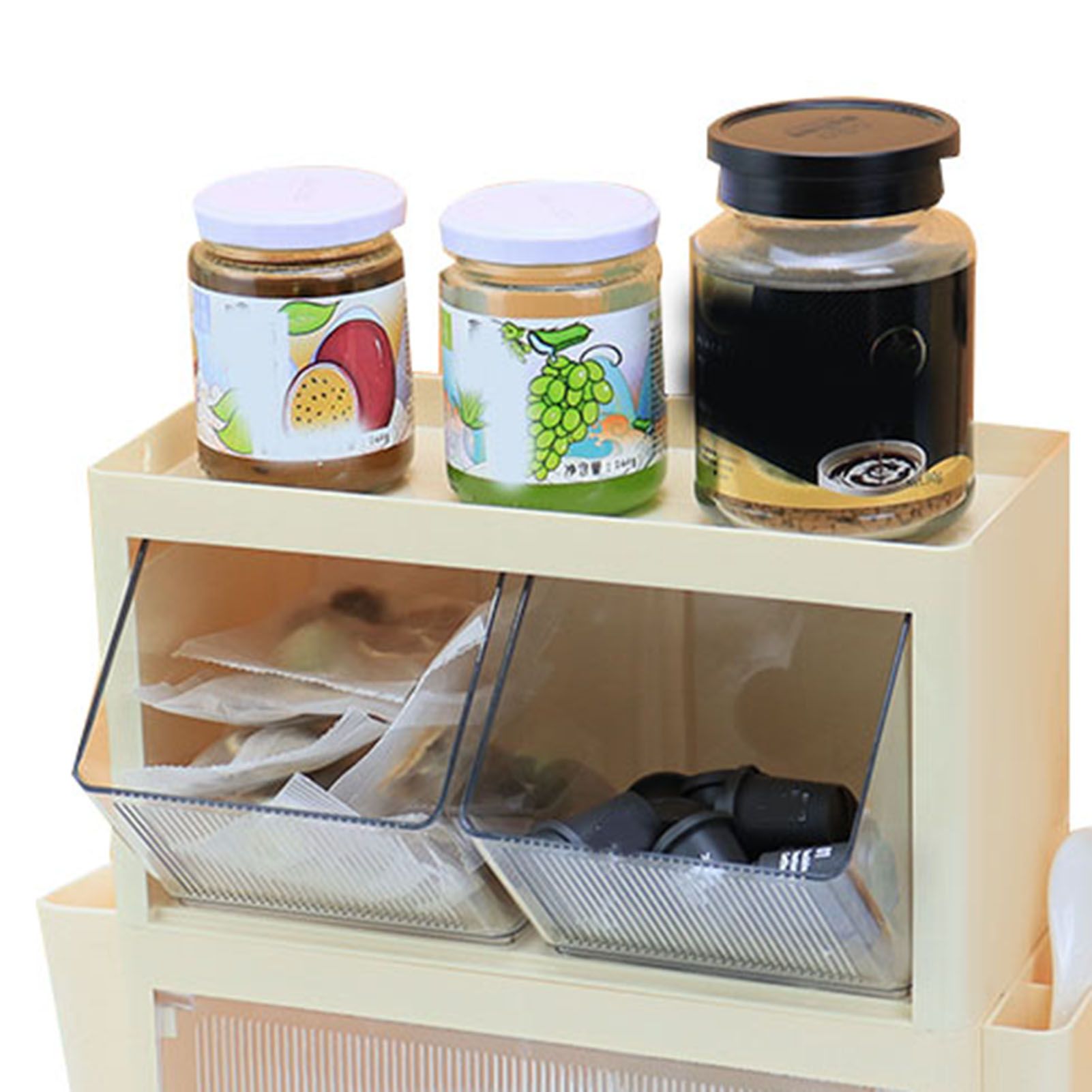Tea Bag Storage Rack Wall Hanging Space Saving Tea Bag Box for Coffee Capsule view 7