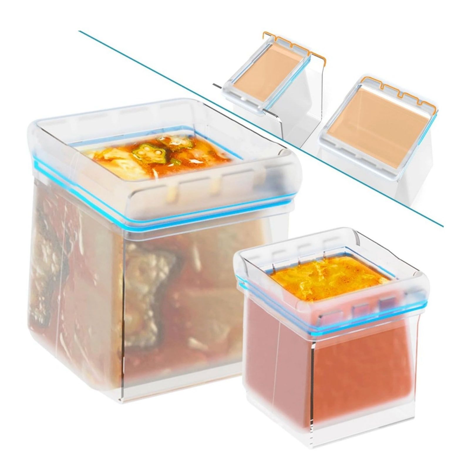 Ziplock Bag Holder Baggy Rack Holder for Food Prep Bag Freezer Bag Space view 12