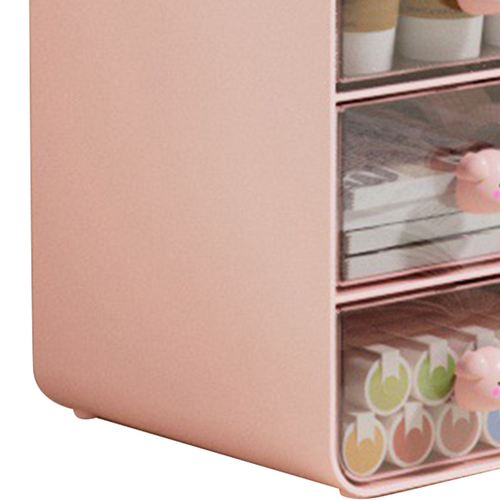Cosmetics Storage Box Drawer Type Makeup Storage Box Desktop Shelf Basket for view 8