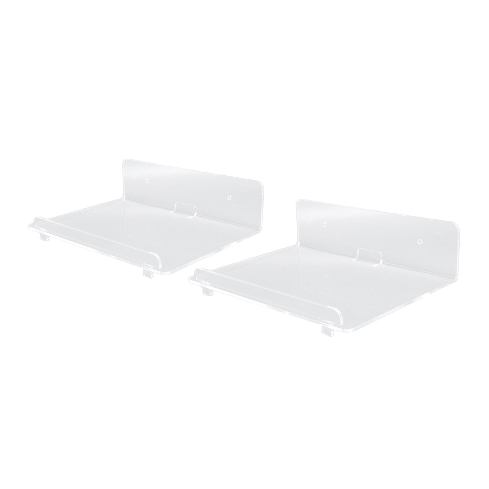2PCS Floating Shelf Acrylic Wall Shelf Easy Installation Wall Mount for view 4