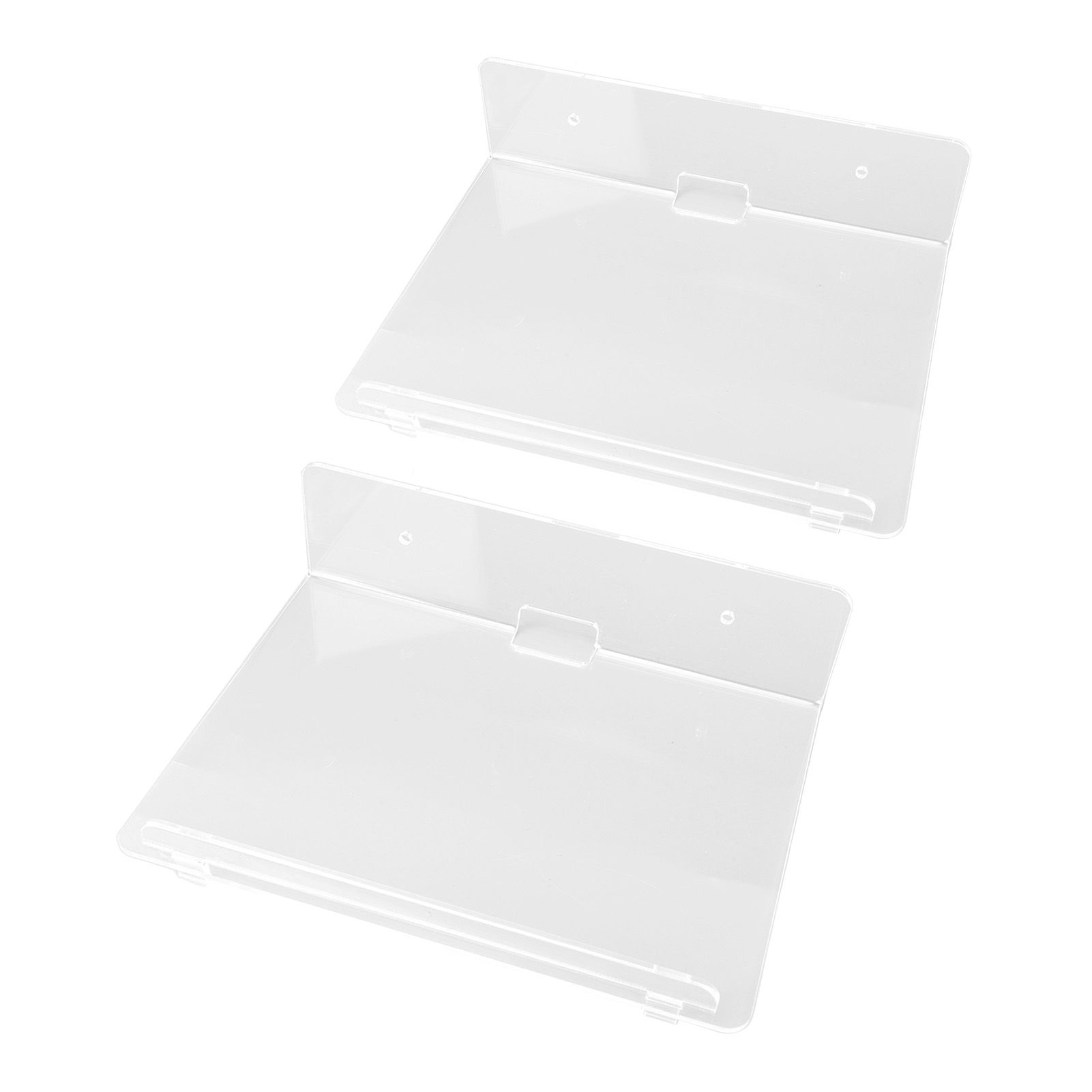 2PCS Floating Shelf Acrylic Wall Shelf Easy Installation Wall Mount for view 8