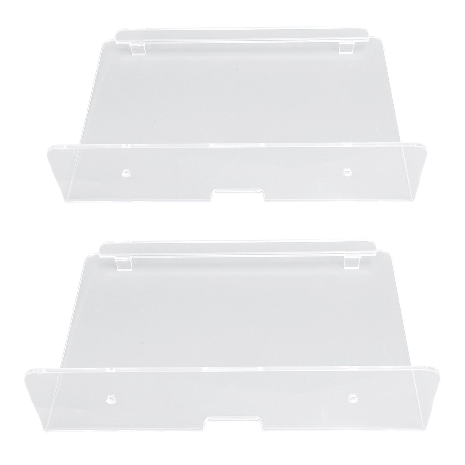 2PCS Floating Shelf Acrylic Wall Shelf Easy Installation Wall Mount for view 10