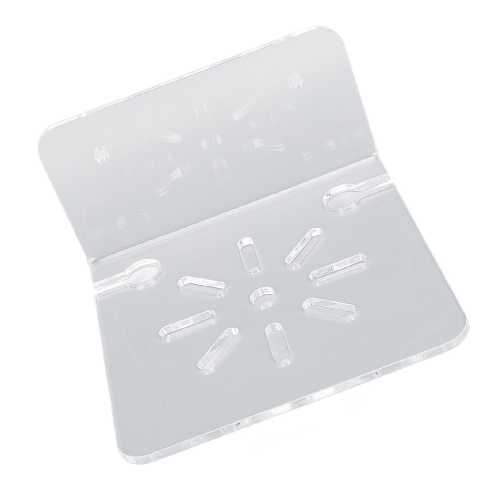 3pcs Acrylic Small Wall Shelf Floating Shelf for Security Cameras Clear Wall view 14