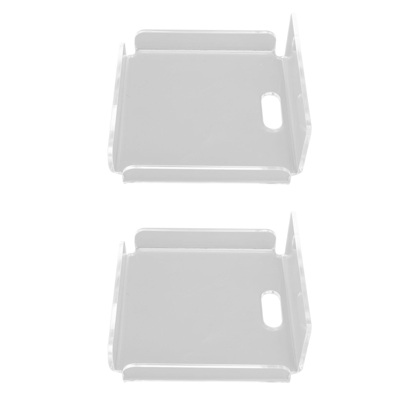 2pcs Small Speaker Wall Shelf Acrylic Adhesive Multi Angle Adjustment Space view 2