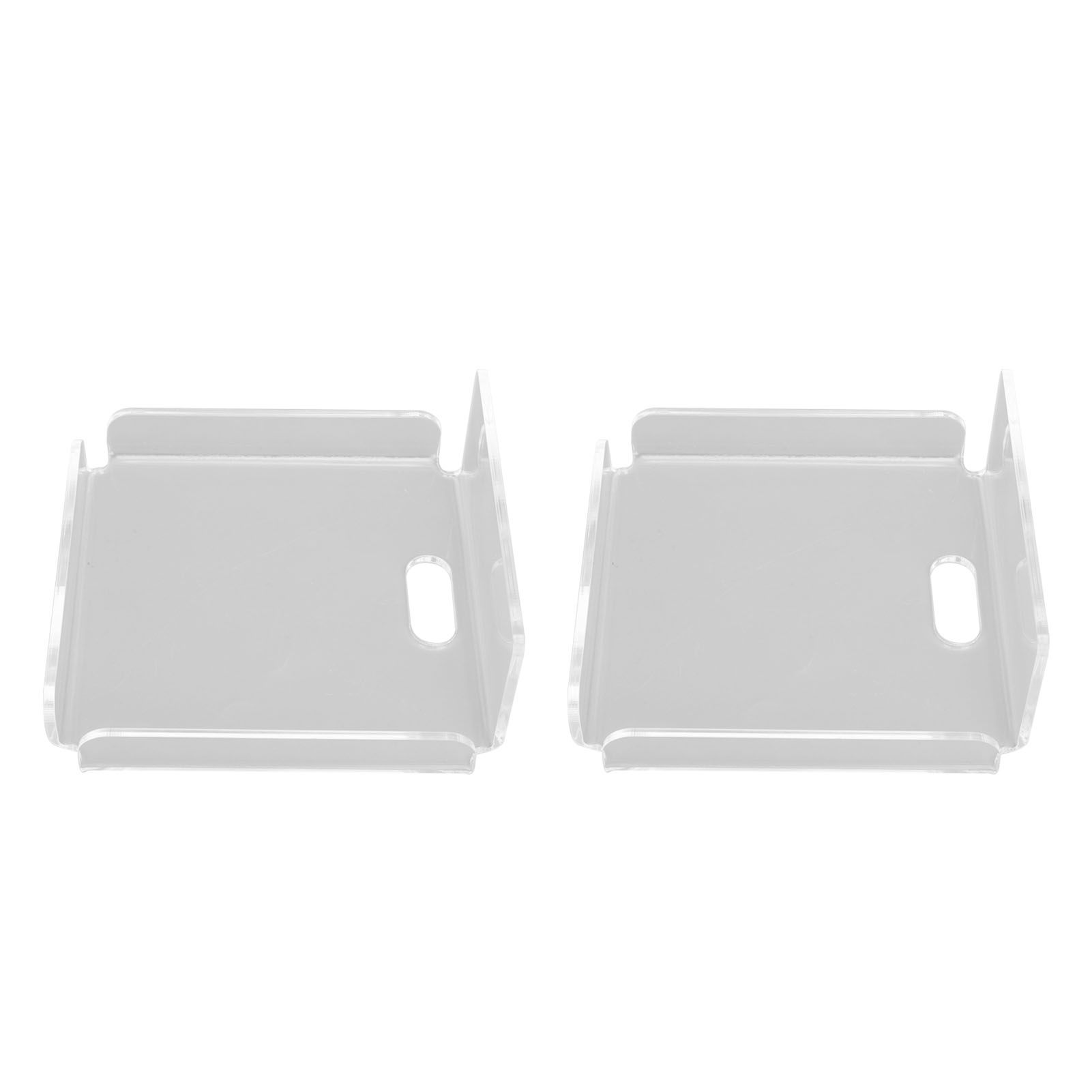 2pcs Small Speaker Wall Shelf Acrylic Adhesive Multi Angle Adjustment Space view 3