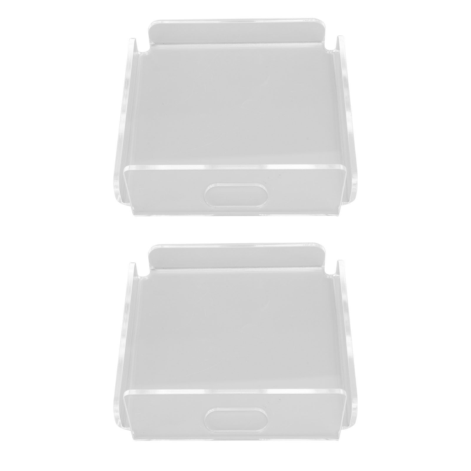 2pcs Small Speaker Wall Shelf Acrylic Adhesive Multi Angle Adjustment Space view 6