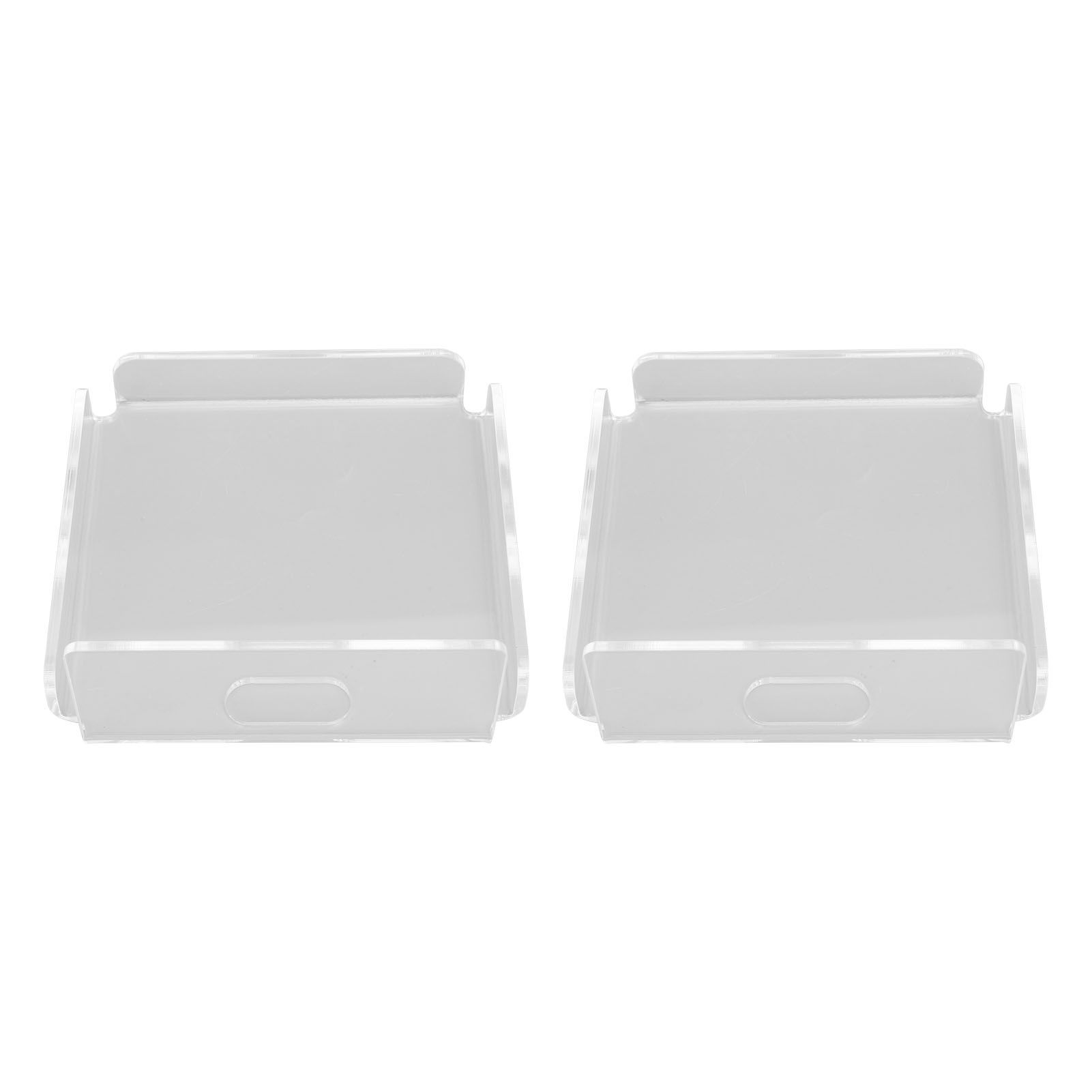 2pcs Small Speaker Wall Shelf Acrylic Adhesive Multi Angle Adjustment Space view 10