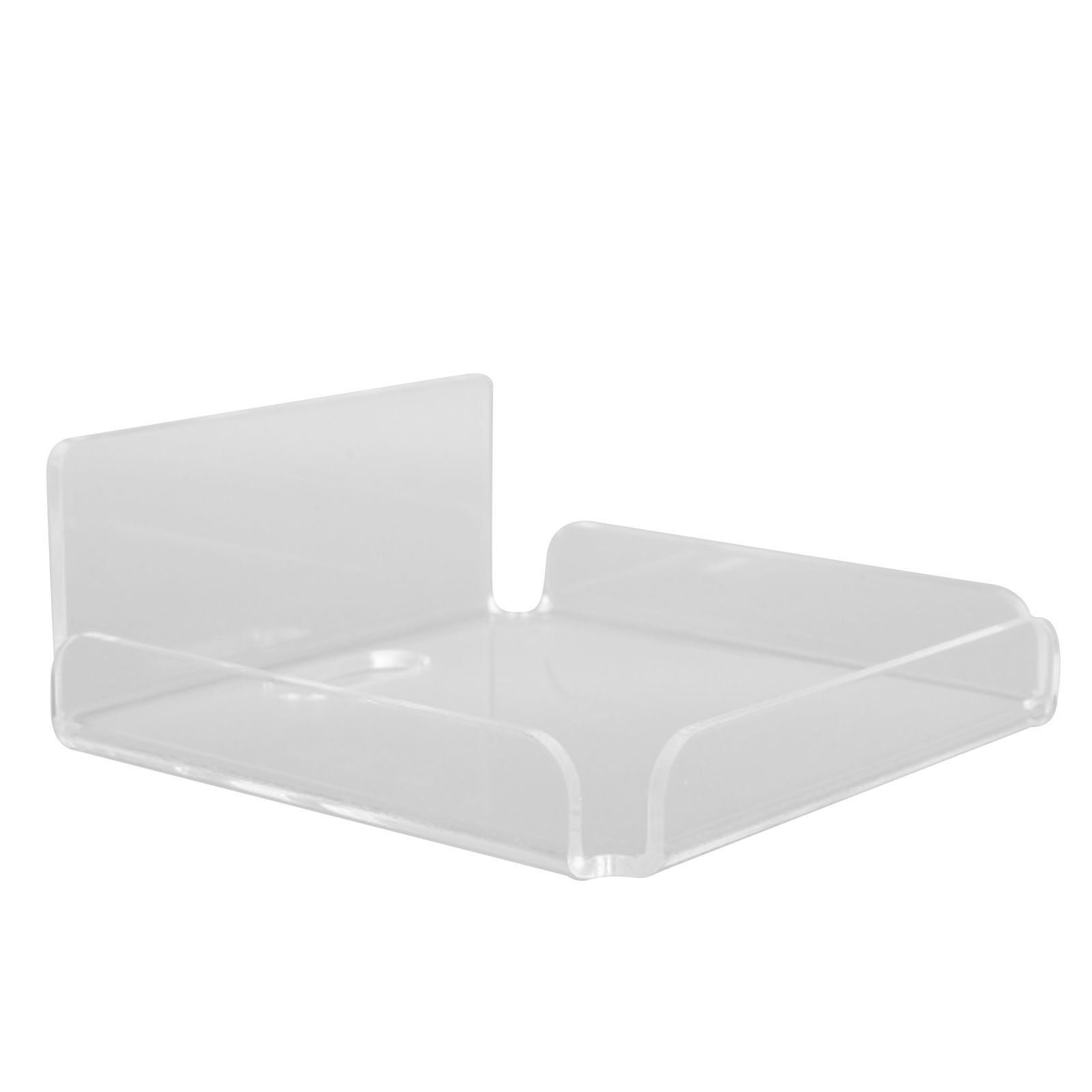 2pcs Small Speaker Wall Shelf Acrylic Adhesive Multi Angle Adjustment Space view 13