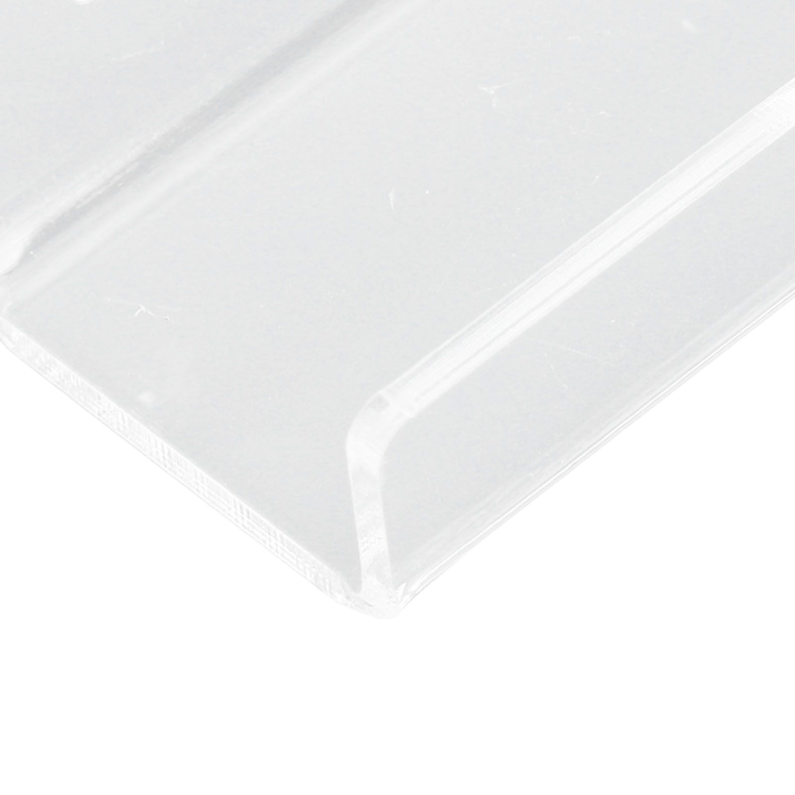 6Pcs Wall Mount Vinyl Record Shelf Clear Clear Acrylic Record CD Storage Rack view 14