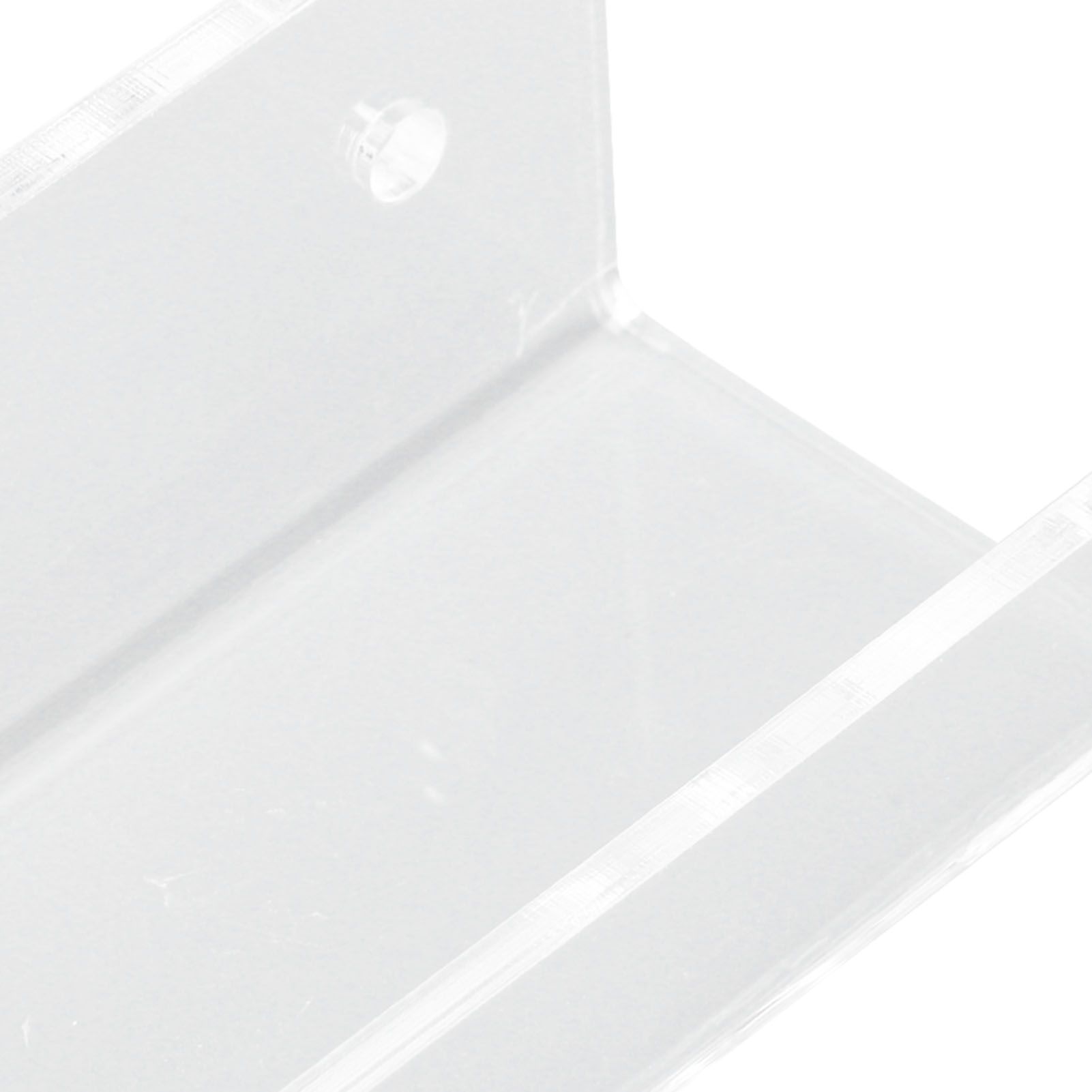 6Pcs Wall Mount Vinyl Record Shelf Clear Clear Acrylic Record CD Storage Rack view 15