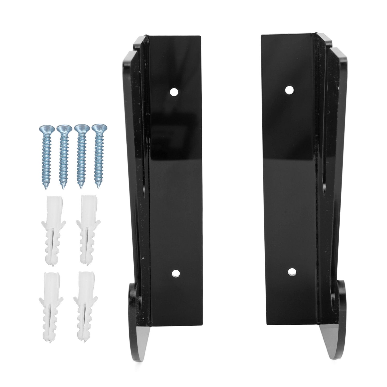 2 Pcs Acrylic Skateboard Rack Wall Mount Skateboard Storage Rack Load Bearing — image 1